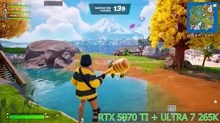 Fortnite Chapter 6 Season 4 High Graphics Gameplay| Bee Positive Pack Gameplay| RTX  5070 TI
