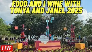 🔴 LIVE: EPCOT Food and Wine Festival with @ThatCrazyDisneyLady  and @disneyparkswithlove  10/20/2025