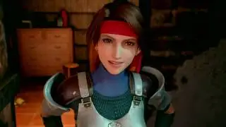 Final Fantasy VII Remake - Jessie Hugs Cloud