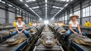 Full Process | Inside the Snake-Skin Tanning Factory | How Luxury Leather Jackets Are Made