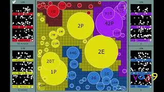(Purple got a ultra revenge) Marble race and territory war 15.