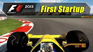 F1 2013 Classic Edition (PS3) - First Startup - Wheelcam (4K@60)
