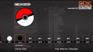 Black Ops 2 - Amazing PokeBall (Pokemon) Emblem Tutorial