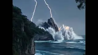 Lightning Crashes #AIvideo #aicontentcreator #AIartist #womeninai