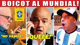 BOMBAZO LA FIFA EN SHOCK! BOICOT AL MUNDIAL - BRASIL AMENAZA, REUNIÓN URGENTE!!!!😱