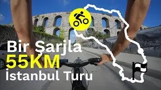 Elektrikli Bisikletle İstanbul Turu - 55 KM Şarj Testi
