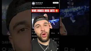 THE WWE RELEASED SOME BIG SUPERSTARS 😭