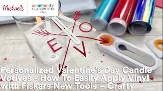 Online Class: How To Easily Apply Vinyl with Fiskars New Tools &ndash; Crafty Lumberjacks | Michaels