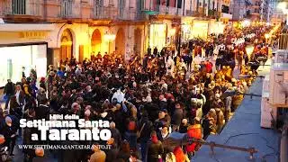 Il popolo abbraccia il suo Troccolante, Processione Misteri Taranto 2022