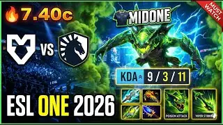 🔥 7.40c - MIDONE VIPER : MOUZ VS TEAM LIQUID ESL ONE 2026 DOTA 2 KDA 9 3 11 🔥 #midone #viper