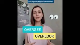OVERSEE🔍OVERLOOK 🙈 English Lesson #shorts