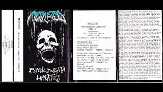 Mutilated (Fra) ''Psychodeath Lunatics'' Demo 1988