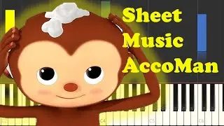 🎼 Little Baby Bum &ndash; Bath Song | Easy Piano Sheet Music