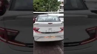 New spoiler Added in Aura S CNG #hyundai #auracng #Shorts
