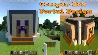 Creeper-Box Portal Design | Minecraft with RTX