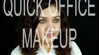 Office/College Makeup for Indian Skin | INDIAN Drugstore Makeup and NO makeup brushes