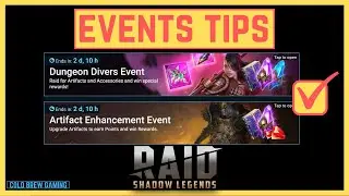 RAID SHADOW LEGENDS | ARTIFACT & DUNGEON DIVER EVENT | EFFICIENCY TIPS