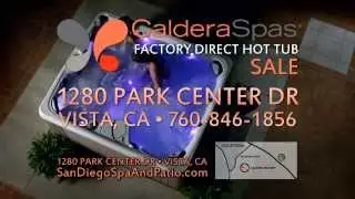 Caldera Spa Factory Sale This Weekend - San Diego Hot Tub Sale
