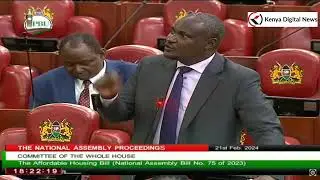 'Heckle the way you want, you can't stop me!' MP Mbadi lectures Ichungwa in Parliament!!