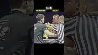 😱 Unbelievable Arm Power 💪 Battle /Akimbo69 vs Davit Samushia _ Insane Arm Wrestling Battle #shorts