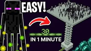 ENDERMAN XP FARM 2.21 NEW UPDATE 100 LAVEL IN I MINUTES JHAWA /BEDROCK #minecraft #pubgmobile #free