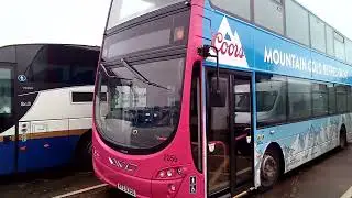 A tour on VOLVO bus Translink metro 2356 parked at Coleraine.