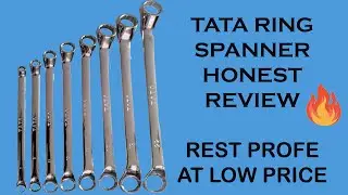 TATA Ring Spanner Quick Review |  Vanadium Steel | Price, Quality | Best Spanners |