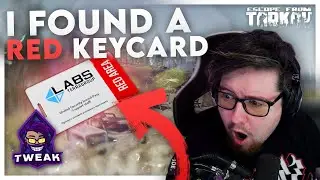 I FINALLY FOUND A RED KEYCARD (RAREST ITEM IN EFT) | Escape from Tarkov Highlights | TweaK