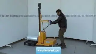 Elevatore contrappesato con albero portabobine optional - www.fer-plast.com