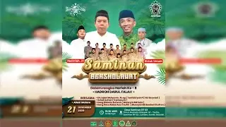 🔴📡Live SAMINAN BERSHOLAWAT || DALAM RANGKA HARLAH KE-8. Hadrah Darul Falah.