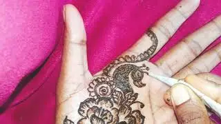 #Latest #Amazing #Unique #Mehendi #Art🎨 #Beautiful #Flower #Mehendi #Design #Sada #Sada #Kala #Kala🎶