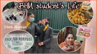 A day in BHM student&rsquo;s Life(Vlog) || Cheese Ramen || Silver Mountain