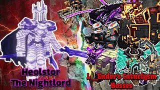 Heolstor the Nightlord VS L_Ender 's Cataclysm Bosses | Minecraft |Mobs Battle