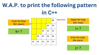 C++ program to print right angle triangle / C++ tutorial for beginners