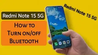 How to Turn on/off Bluetooth On Redmi 13 5G Prime edition 