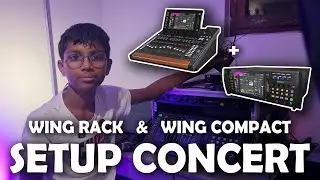 Behringer Wing Compact + Wing Rack &ndash; Setup Concert (Monitoring + FOH) FR