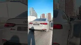 Тюнинг глушителя и прошивка POPBANG на AUDI RS5 2.9