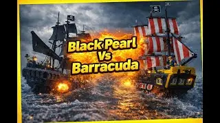 Epic LEGO Pirate Ship Battle: Black Pearl vs Barracuda!