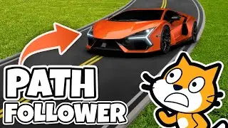 Path Following in SCRATCH 🚗🔥 Tutorial
