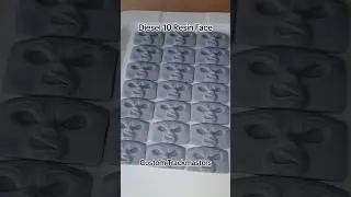 Модель дизельного локомотива, напечатанная на 3D-принтере из смолы, с 10 гранями, изготовленная н...