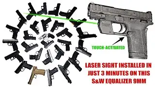 How to install the ArmaLaser TR28 gun laser sight on the S&W Equalizer & Shield EZ Pistols in 3 mins