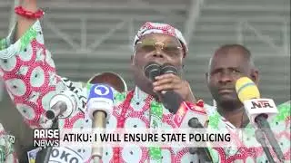 EDO: ATIKU PROMISES STATE POLICING