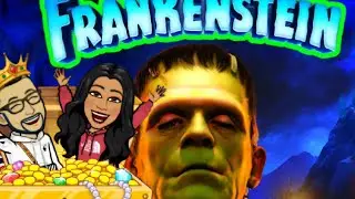 FRANKENSTEIN SLOT MACHINE  & HUFF AND MORE PUFF BONUSES AT HO CHUNK CASINO MADISON!!!!