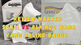 Review Masker duckbill Alkindo  vs Sensi mana yang paling bagus? murah??