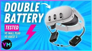 The BEST Quest 3 Battery Booster⚡Testing the AMVR Neck Hanging Power Bank