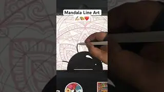 🎨Infinite Patterns: Mandala Artwork on Procreate | iPad Pro #shorts #art #mandala