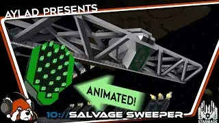 (Starmade SURVIVAL) Salvage sweeper: a reciprocating mining beam! #starmade