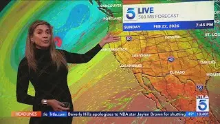 KTLA 5 News Weather Forecast - Friday,  Feb. 20, 2026