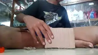Box miniscoop dari kardus bekas  2 inc