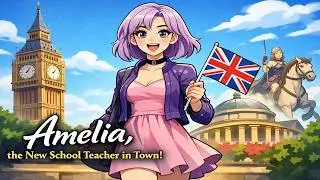 Amelia the New School Teacher in Town | Let&rsquo;s Teach Kids Facts 🇬🇧📚